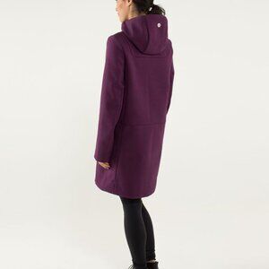 Lululemon City Softshell Coat *Tweed / Lulu Full Zip Jacket, Plum - Size 4 - 6